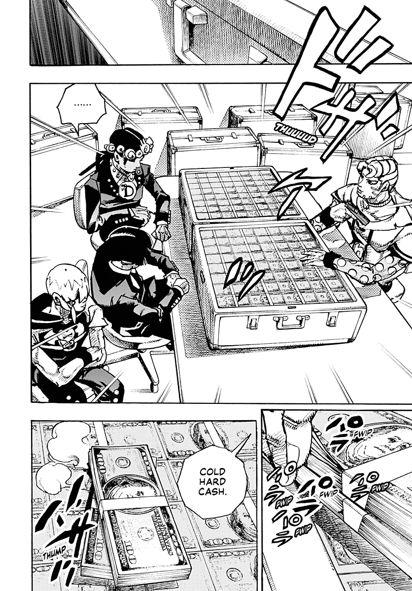 JoJo's Bizarre Adventure Part 9 - The JOJOLands Chapter 23 page 24 - Chapter 23: Dolphin Bank's Debt Collection Part 2