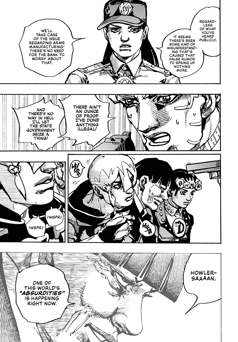 JoJo's Bizarre Adventure Part 9 - The JOJOLands Chapter 23 page 29 - Chapter 23: Dolphin Bank's Debt Collection Part 2