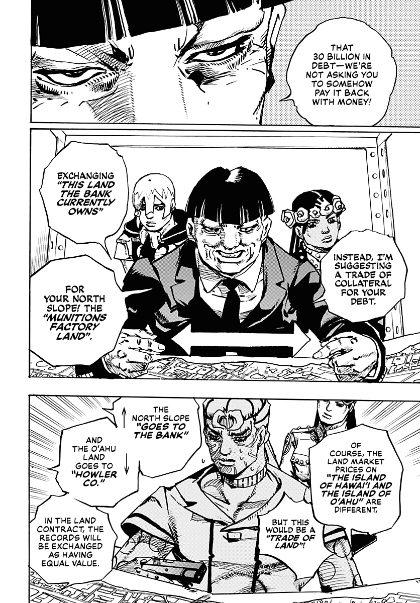 JoJo's Bizarre Adventure Part 9 - The JOJOLands Chapter 23 page 31 - Chapter 23: Dolphin Bank's Debt Collection Part 2
