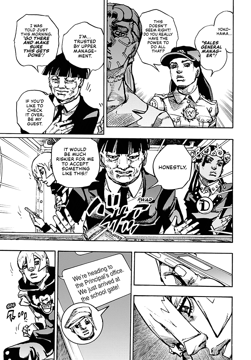 JoJo's Bizarre Adventure Part 9 - The JOJOLands Chapter 23 page 34 - Chapter 23: Dolphin Bank's Debt Collection Part 2