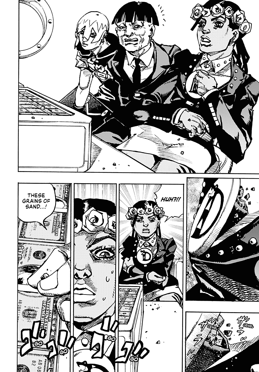 JoJo's Bizarre Adventure Part 9 - The JOJOLands Chapter 23 page 38 - Chapter 23: Dolphin Bank's Debt Collection Part 2