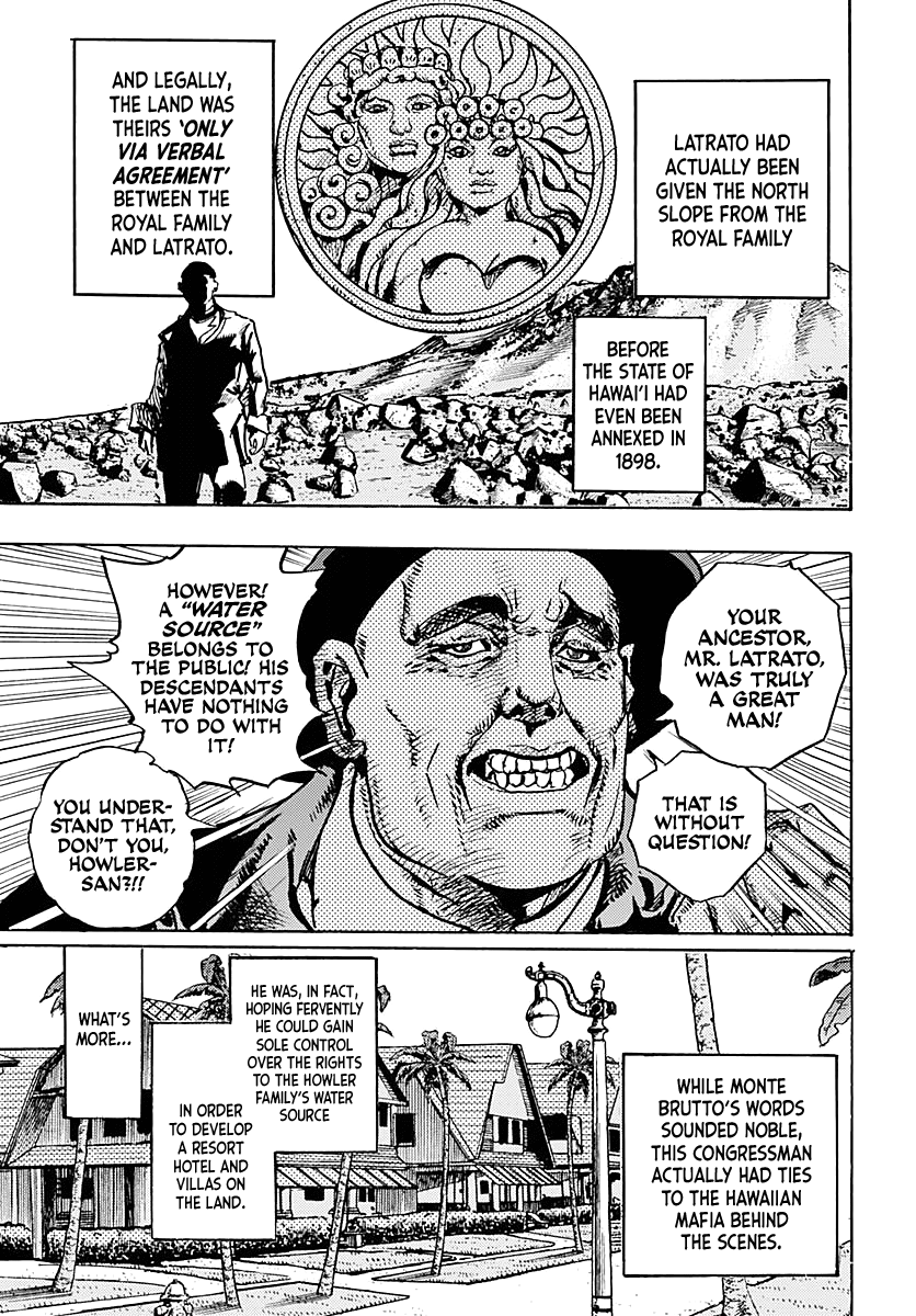 JoJo's Bizarre Adventure Part 9 - The JOJOLands Chapter 23 page 4 - Chapter 23: Dolphin Bank's Debt Collection Part 2