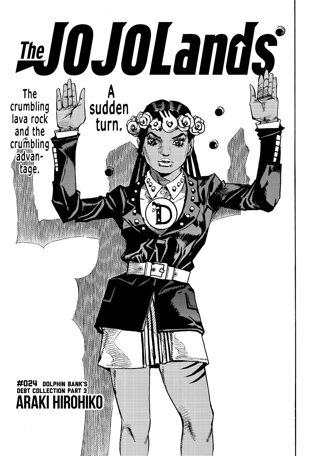 JoJo's Bizarre Adventure Part 9 - The JOJOLands Chapter 24 page 1 - Chapter 24: Dolphin Bank's Debt Collection Part 3