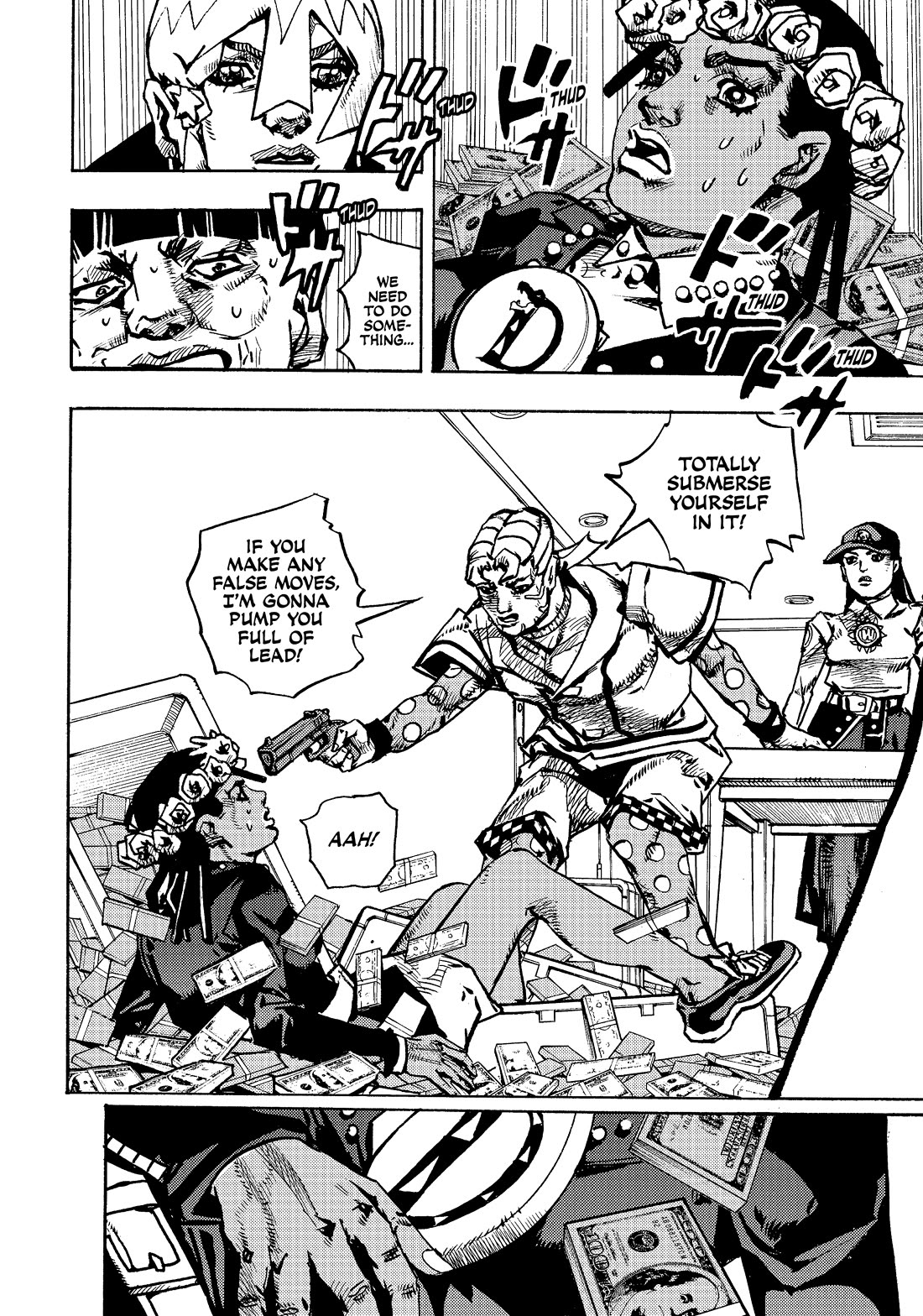 JoJo's Bizarre Adventure Part 9 - The JOJOLands Chapter 24 page 12 - Chapter 24: Dolphin Bank's Debt Collection Part 3