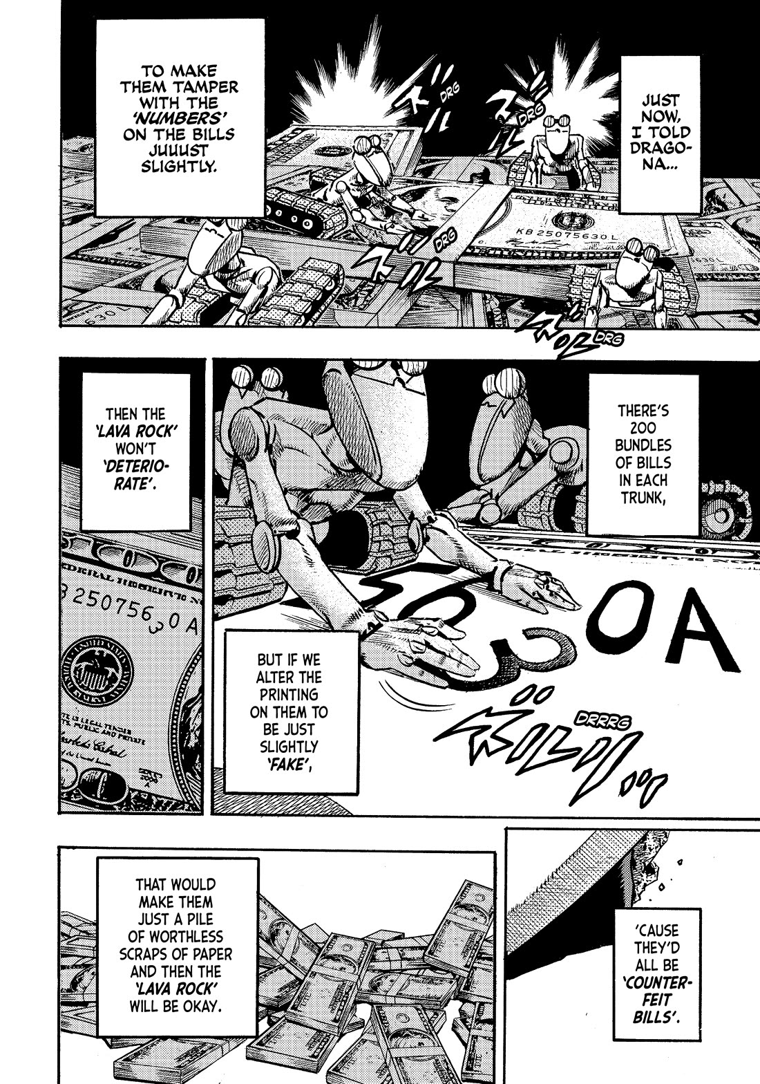 JoJo's Bizarre Adventure Part 9 - The JOJOLands Chapter 24 page 14 - Chapter 24: Dolphin Bank's Debt Collection Part 3