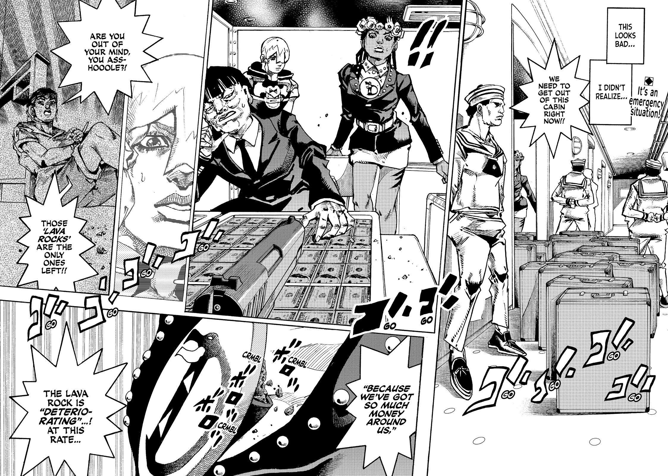 JoJo's Bizarre Adventure Part 9 - The JOJOLands Chapter 24 page 2 - Chapter 24: Dolphin Bank's Debt Collection Part 3