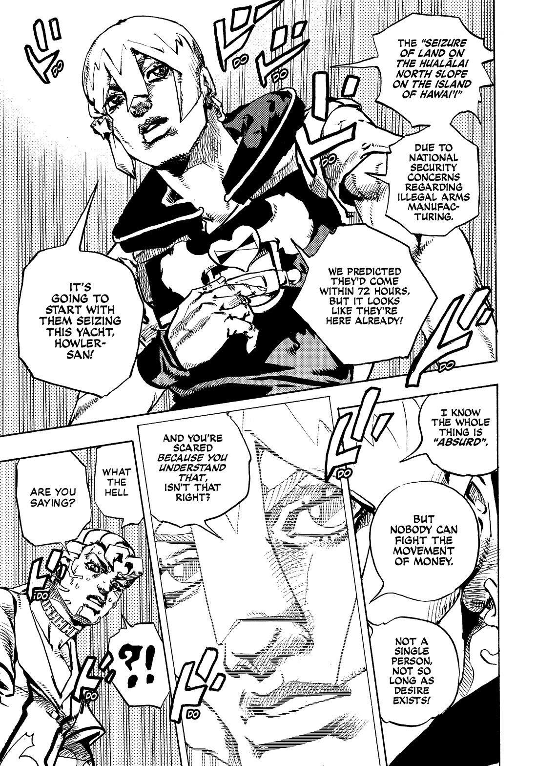 JoJo's Bizarre Adventure Part 9 - The JOJOLands Chapter 24 page 24 - Chapter 24: Dolphin Bank's Debt Collection Part 3