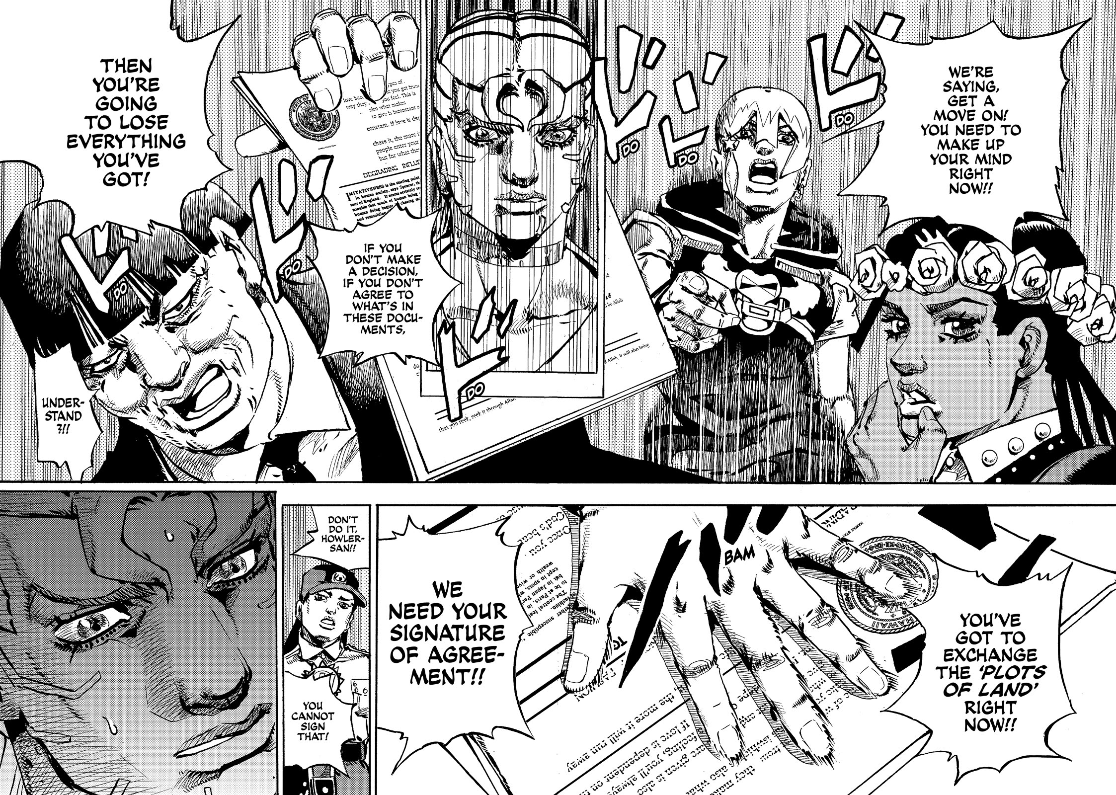 JoJo's Bizarre Adventure Part 9 - The JOJOLands Chapter 24 page 25 - Chapter 24: Dolphin Bank's Debt Collection Part 3