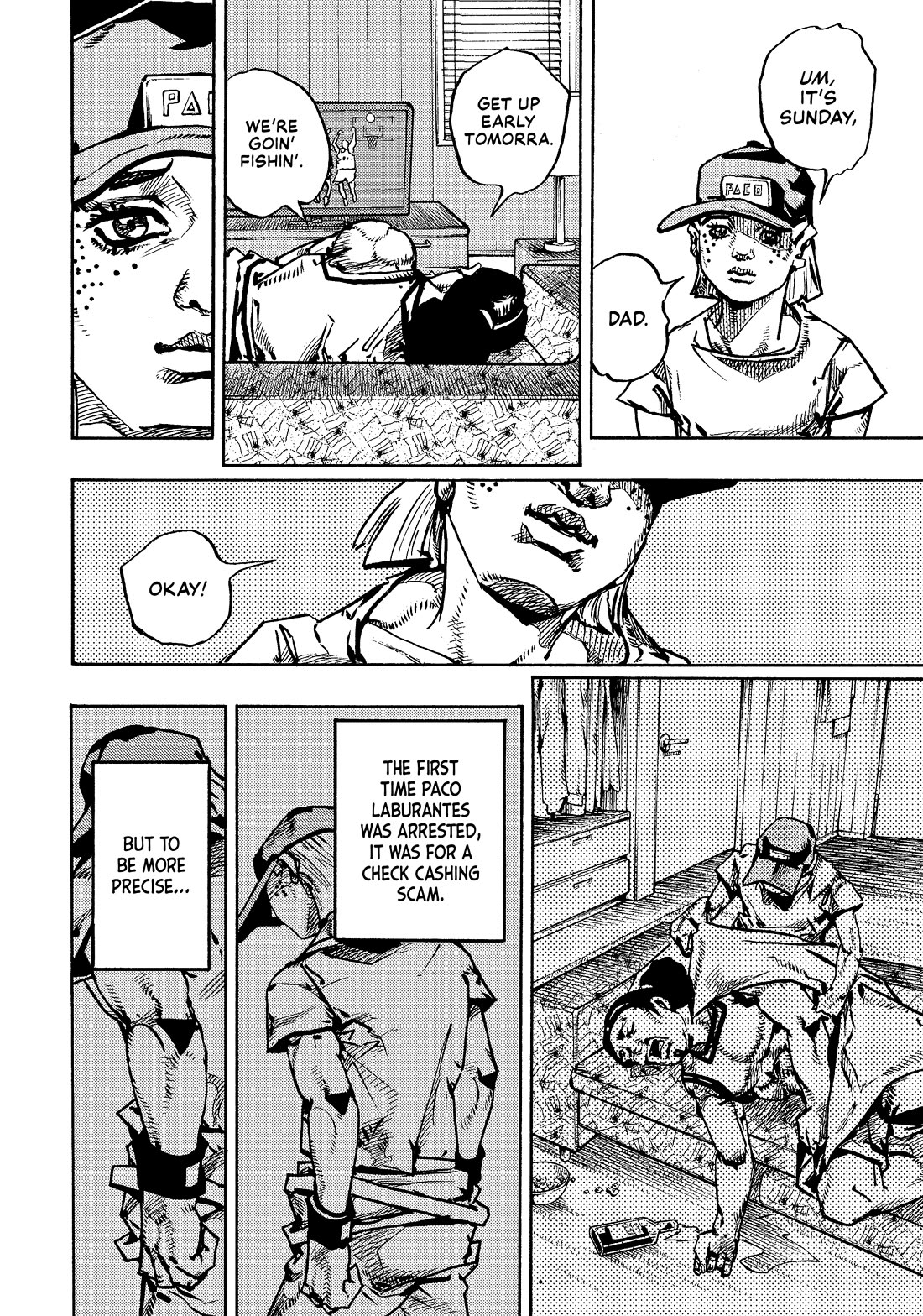 JoJo's Bizarre Adventure Part 9 - The JOJOLands Chapter 24 page 28 - Chapter 24: Dolphin Bank's Debt Collection Part 3