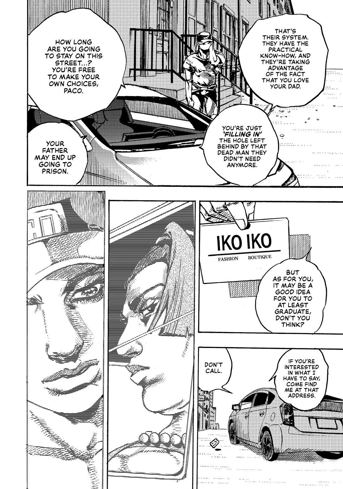 JoJo's Bizarre Adventure Part 9 - The JOJOLands Chapter 24 page 34 - Chapter 24: Dolphin Bank's Debt Collection Part 3