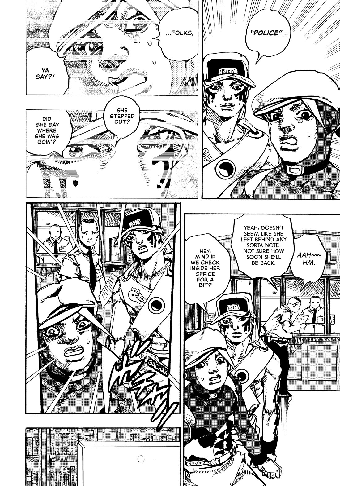 JoJo's Bizarre Adventure Part 9 - The JOJOLands Chapter 24 page 36 - Chapter 24: Dolphin Bank's Debt Collection Part 3