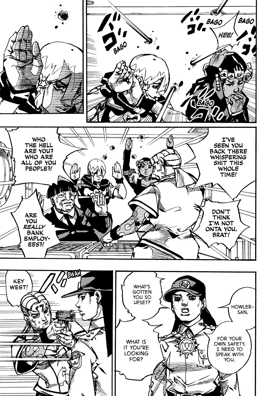 JoJo's Bizarre Adventure Part 9 - The JOJOLands Chapter 24 page 5 - Chapter 24: Dolphin Bank's Debt Collection Part 3
