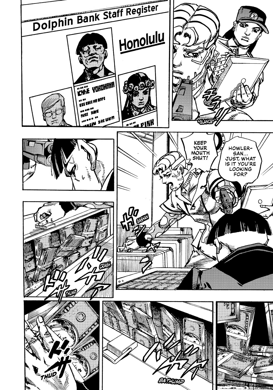 JoJo's Bizarre Adventure Part 9 - The JOJOLands Chapter 24 page 8 - Chapter 24: Dolphin Bank's Debt Collection Part 3