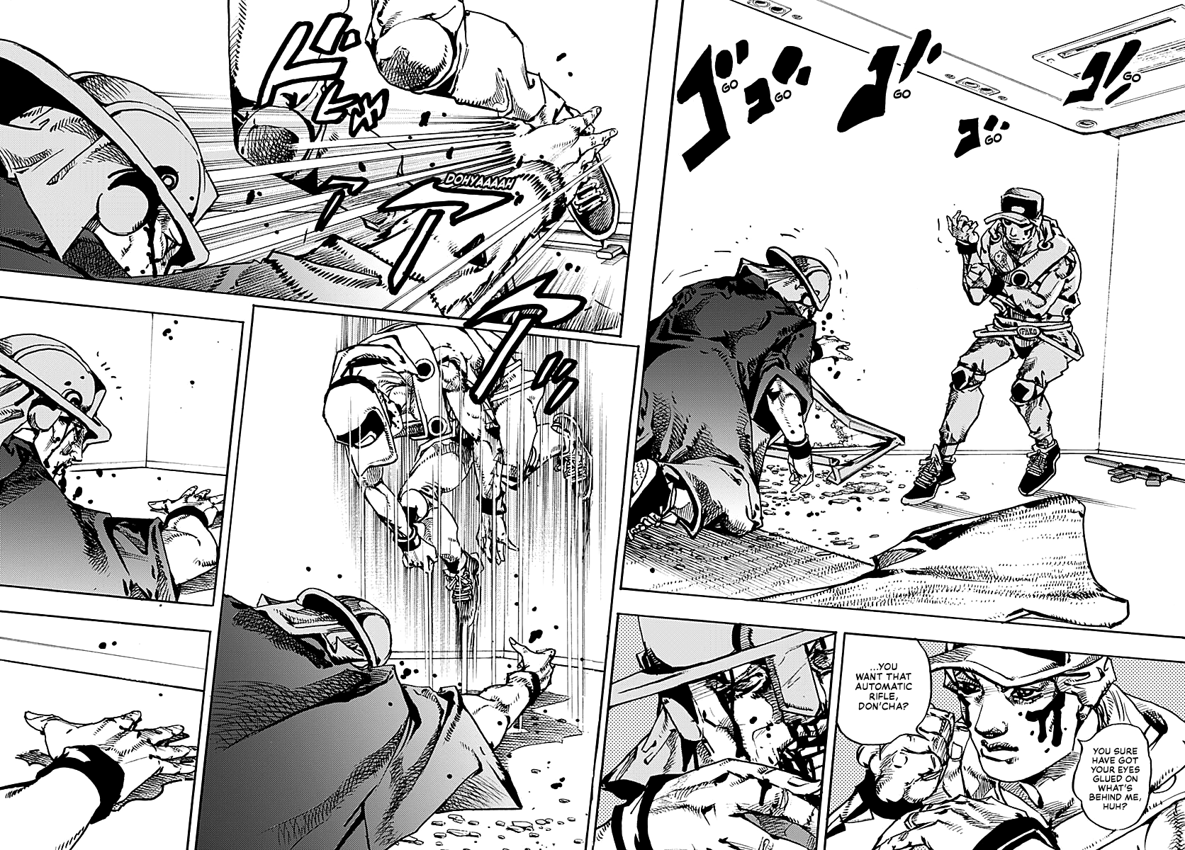 JoJo's Bizarre Adventure Part 9 - The JOJOLands Chapter 26 page 23 - Chapter 26: Paco VS Ningbo Part 1