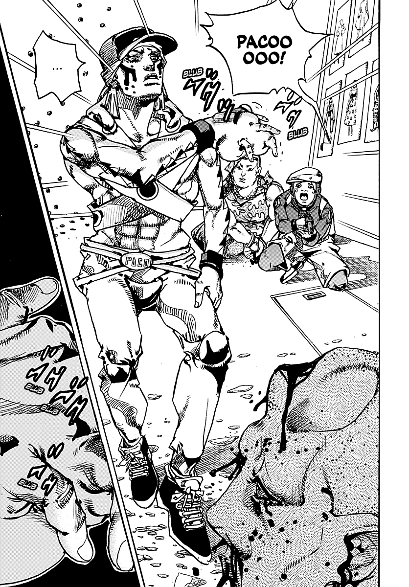 JoJo's Bizarre Adventure Part 9 - The JOJOLands Chapter 26 page 28 - Chapter 26: Paco VS Ningbo Part 1