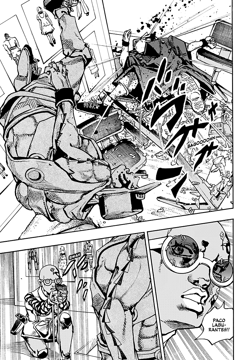 JoJo's Bizarre Adventure Part 9 - The JOJOLands Chapter 26 page 5 - Chapter 26: Paco VS Ningbo Part 1