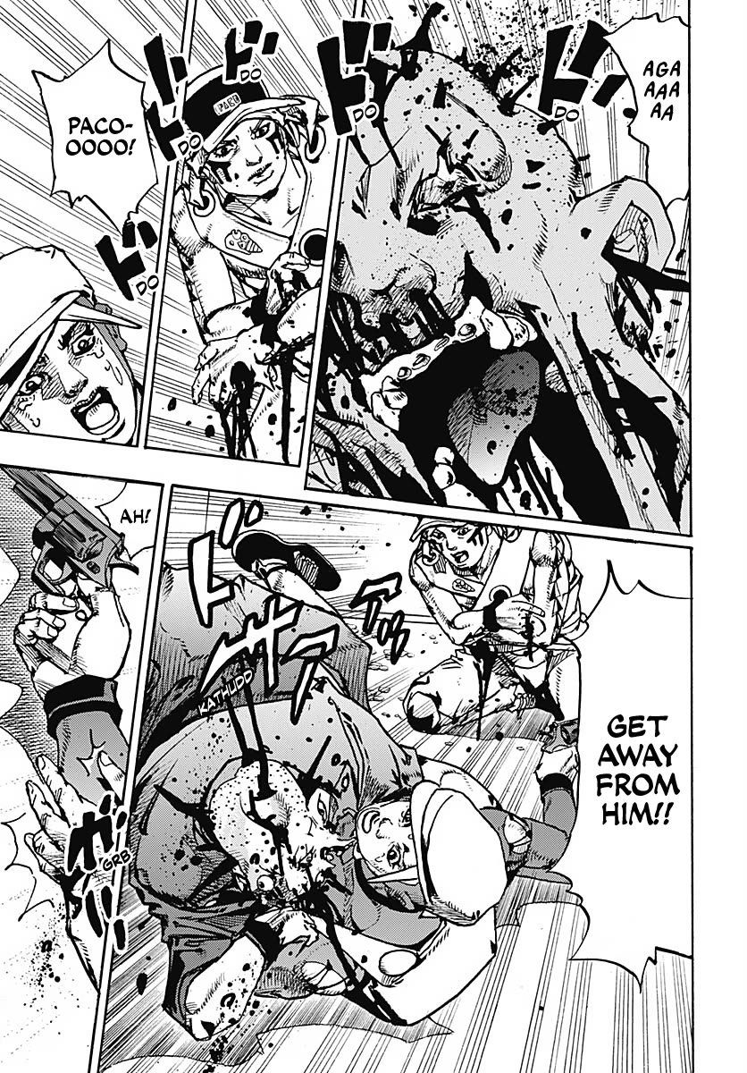 JoJo's Bizarre Adventure Part 9 - The JOJOLands Chapter 27 page 11 - Chapter 27: Paco VS Ningbo Part 2