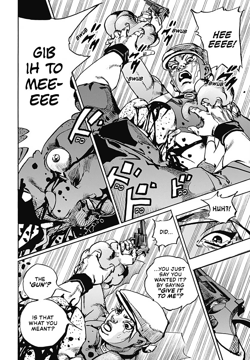 JoJo's Bizarre Adventure Part 9 - The JOJOLands Chapter 27 page 12 - Chapter 27: Paco VS Ningbo Part 2