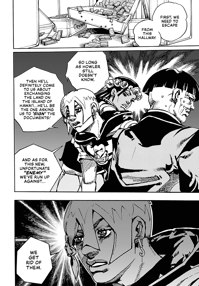 JoJo's Bizarre Adventure Part 9 - The JOJOLands Chapter 28 page 14 - Chapter 28: Dignity and Instruction
