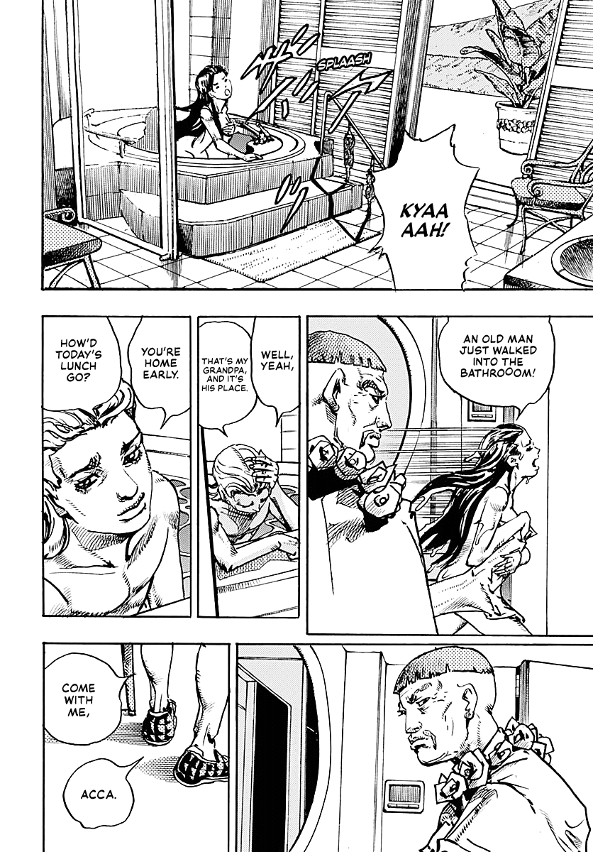 JoJo's Bizarre Adventure Part 9 - The JOJOLands Chapter 28 page 16 - Chapter 28: Dignity and Instruction