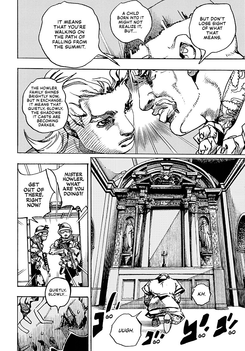 JoJo's Bizarre Adventure Part 9 - The JOJOLands Chapter 28 page 18 - Chapter 28: Dignity and Instruction