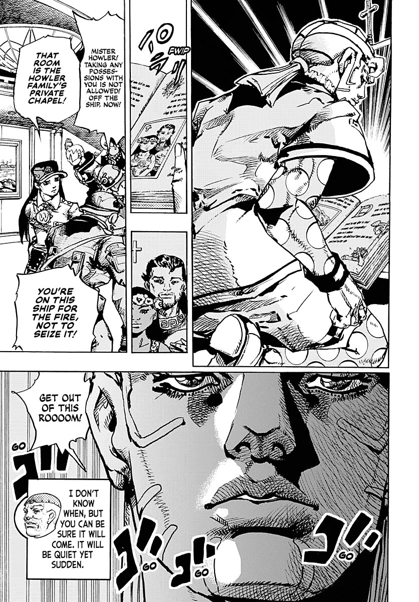 JoJo's Bizarre Adventure Part 9 - The JOJOLands Chapter 28 page 19 - Chapter 28: Dignity and Instruction
