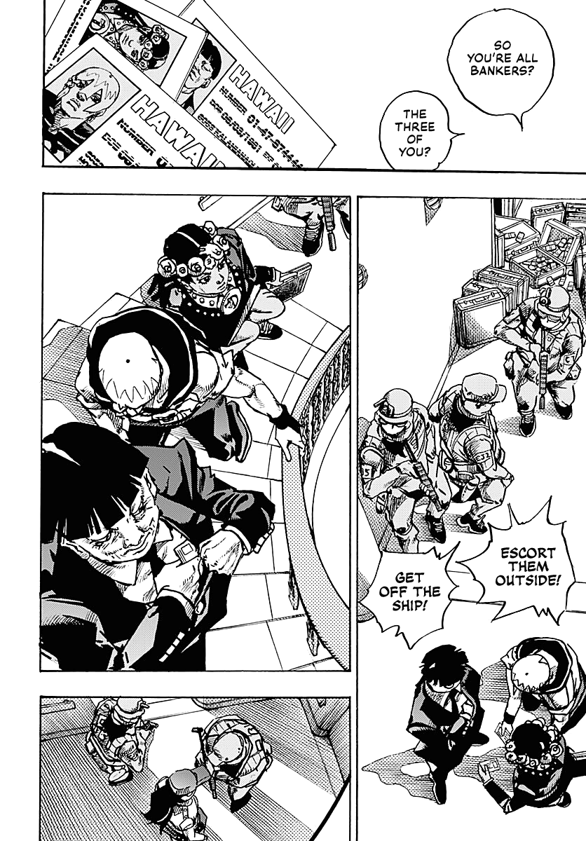 JoJo's Bizarre Adventure Part 9 - The JOJOLands Chapter 28 page 28 - Chapter 28: Dignity and Instruction