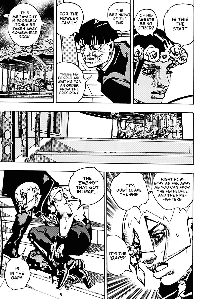 JoJo's Bizarre Adventure Part 9 - The JOJOLands Chapter 28 page 29 - Chapter 28: Dignity and Instruction