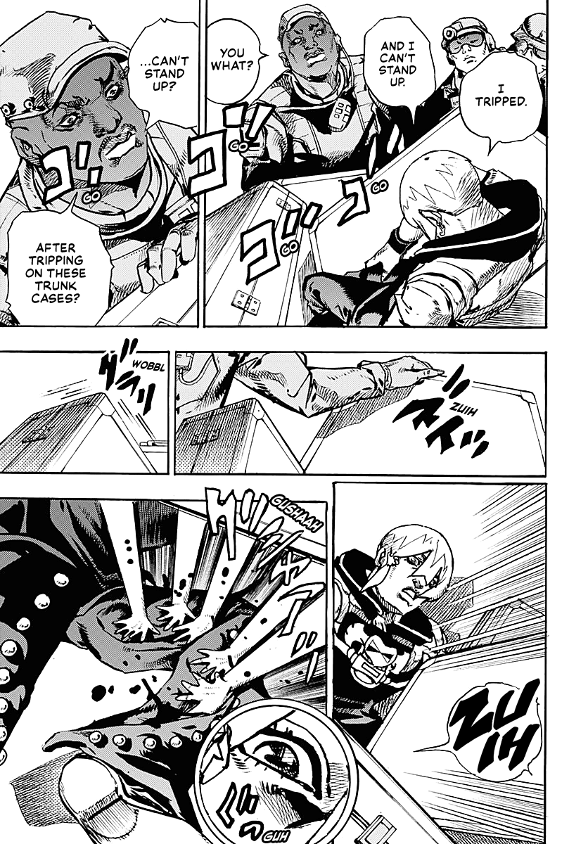 JoJo's Bizarre Adventure Part 9 - The JOJOLands Chapter 28 page 5 - Chapter 28: Dignity and Instruction