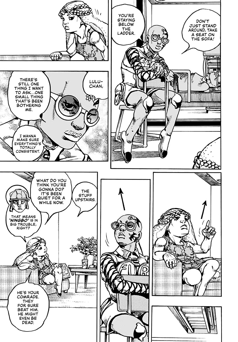 JoJo's Bizarre Adventure Part 9 - The JOJOLands Chapter 29 page 15 - Chapter 29: Lulu-Chan and Laem Chabang