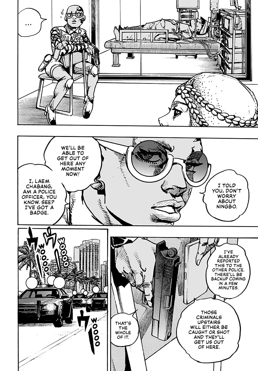 JoJo's Bizarre Adventure Part 9 - The JOJOLands Chapter 29 page 16 - Chapter 29: Lulu-Chan and Laem Chabang