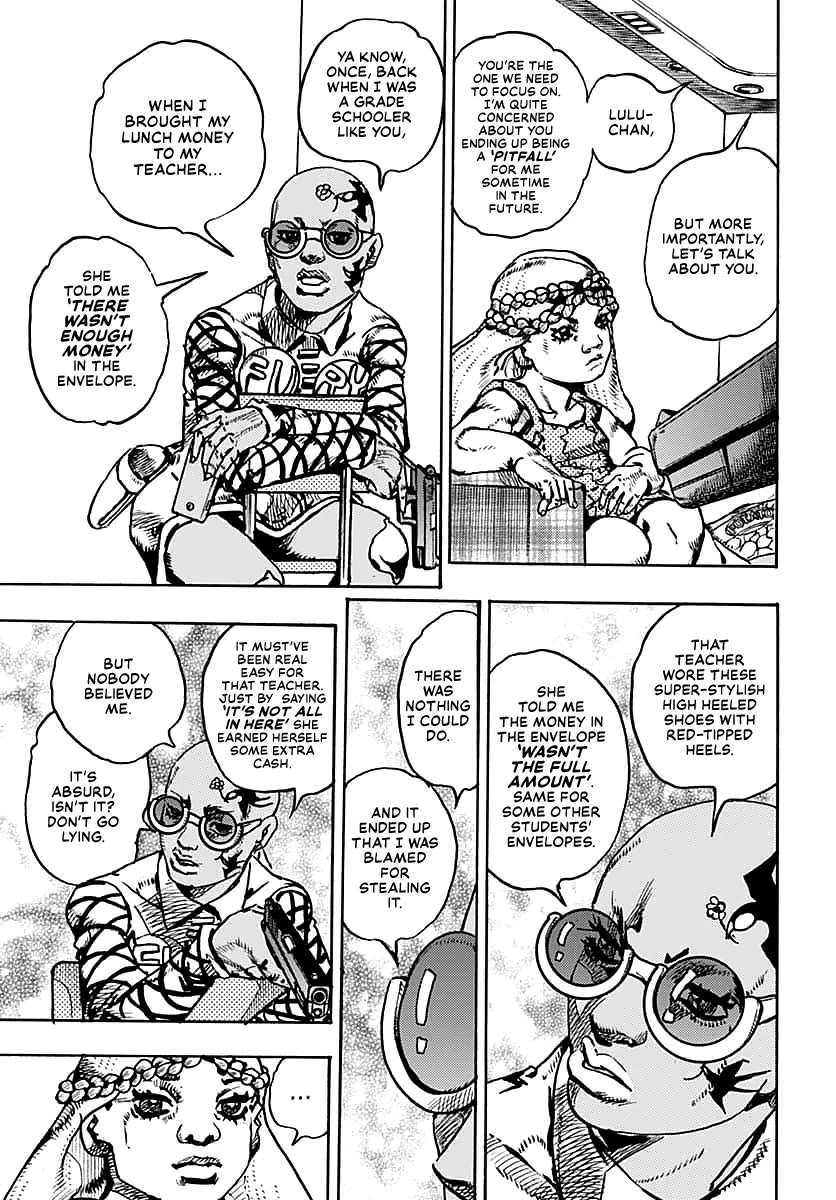 JoJo's Bizarre Adventure Part 9 - The JOJOLands Chapter 29 page 17 - Chapter 29: Lulu-Chan and Laem Chabang
