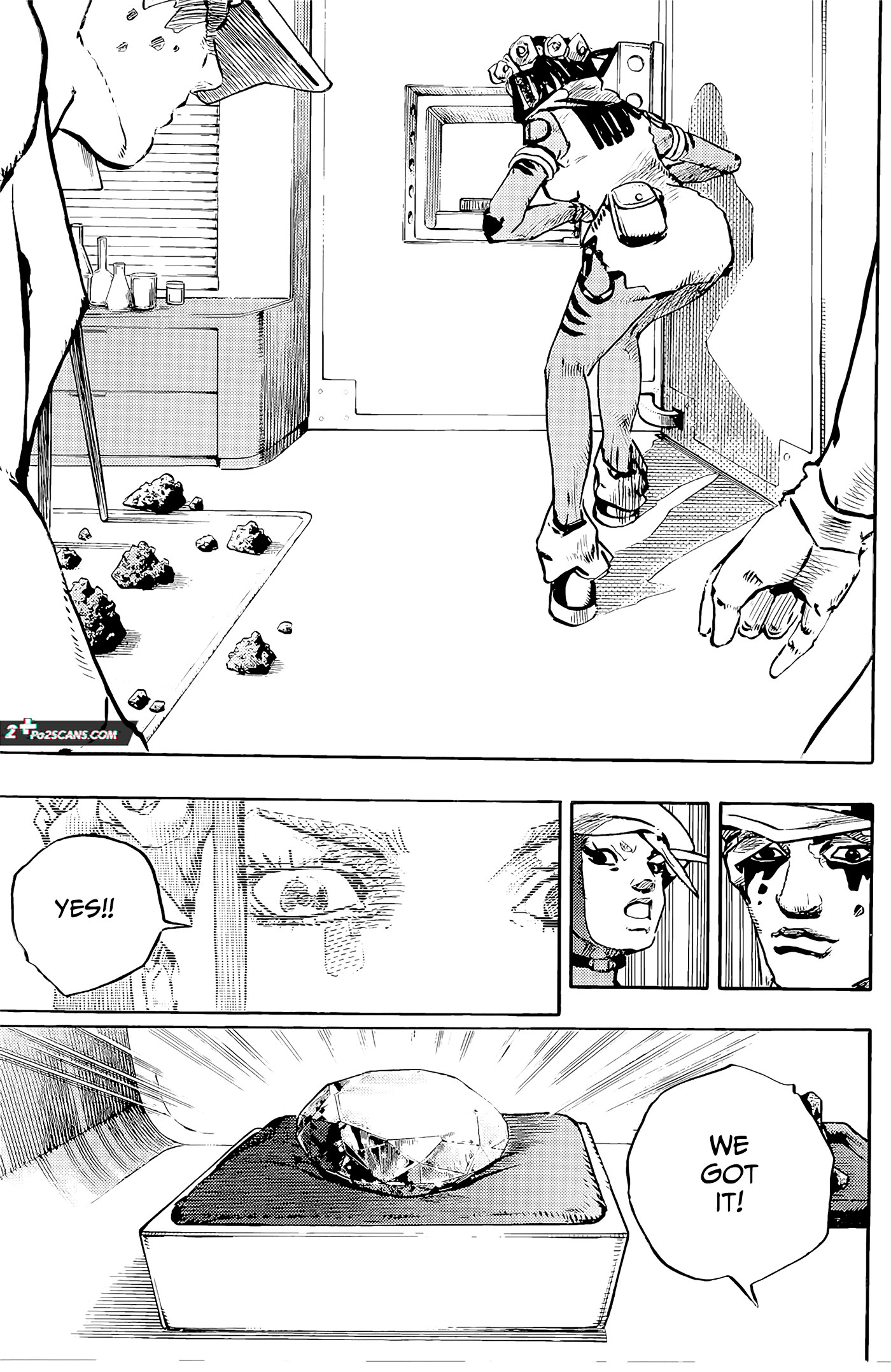 JoJo's Bizarre Adventure Part 9 - The JOJOLands Chapter 3 page 27 - Chapter 3: Search for the Dia..