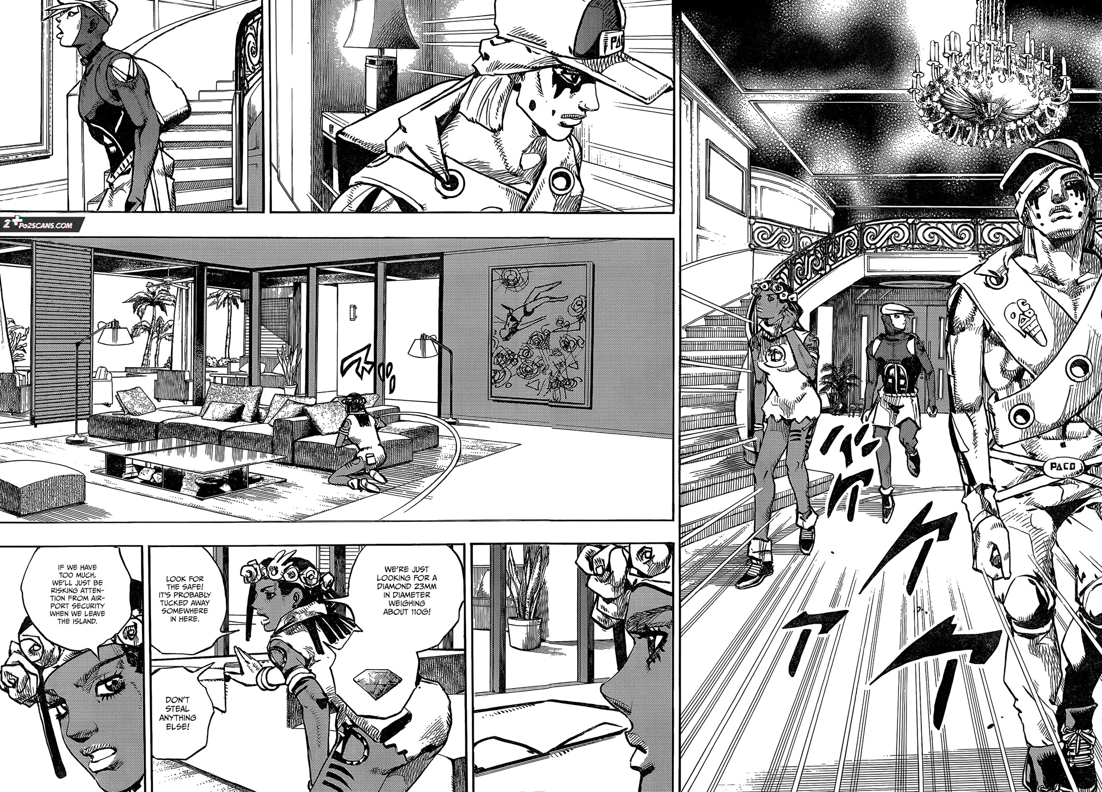 JoJo's Bizarre Adventure Part 9 - The JOJOLands Chapter 3 page 7 - Chapter 3: Search for the Dia..
