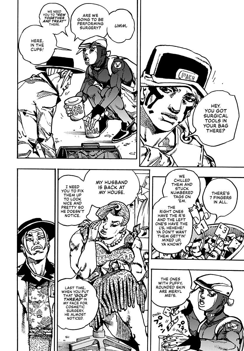 JoJo's Bizarre Adventure Part 9 - The JOJOLands Chapter 30 page 7 - Chapter 30: West End Girl Part 1