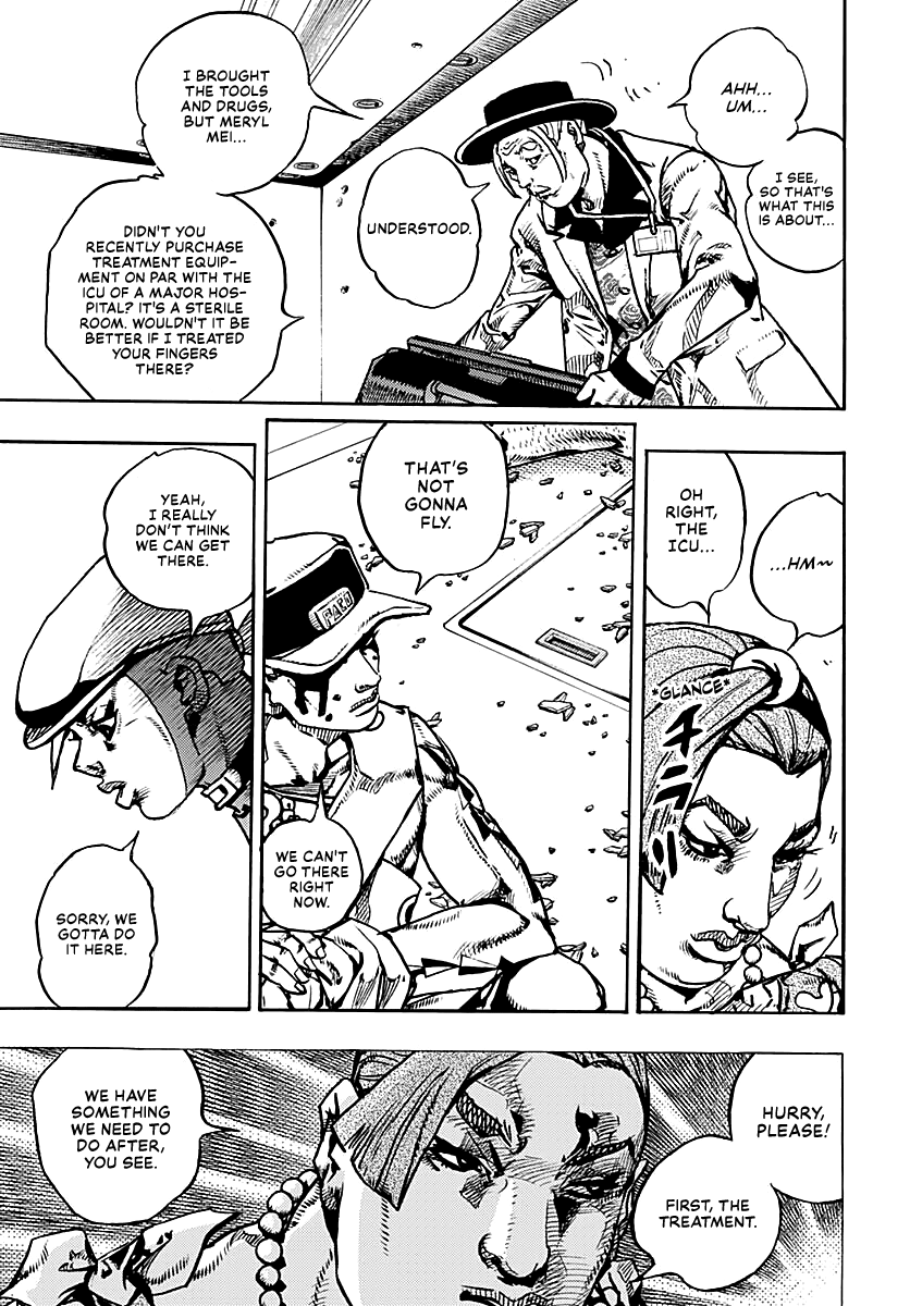 JoJo's Bizarre Adventure Part 9 - The JOJOLands Chapter 30 page 8 - Chapter 30: West End Girl Part 1