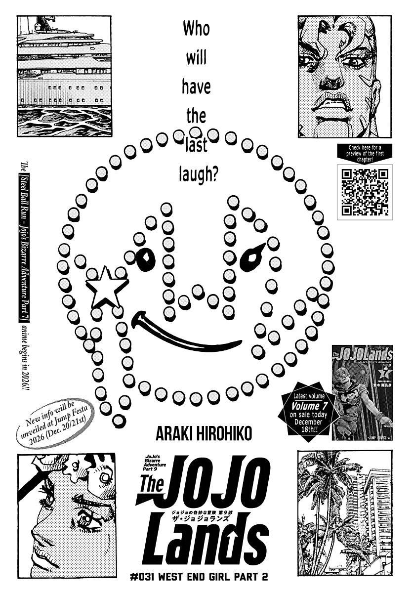 JoJo's Bizarre Adventure Part 9 - The JOJOLands Chapter 31 page 2 - Chapter 31: West End Girl Part 2