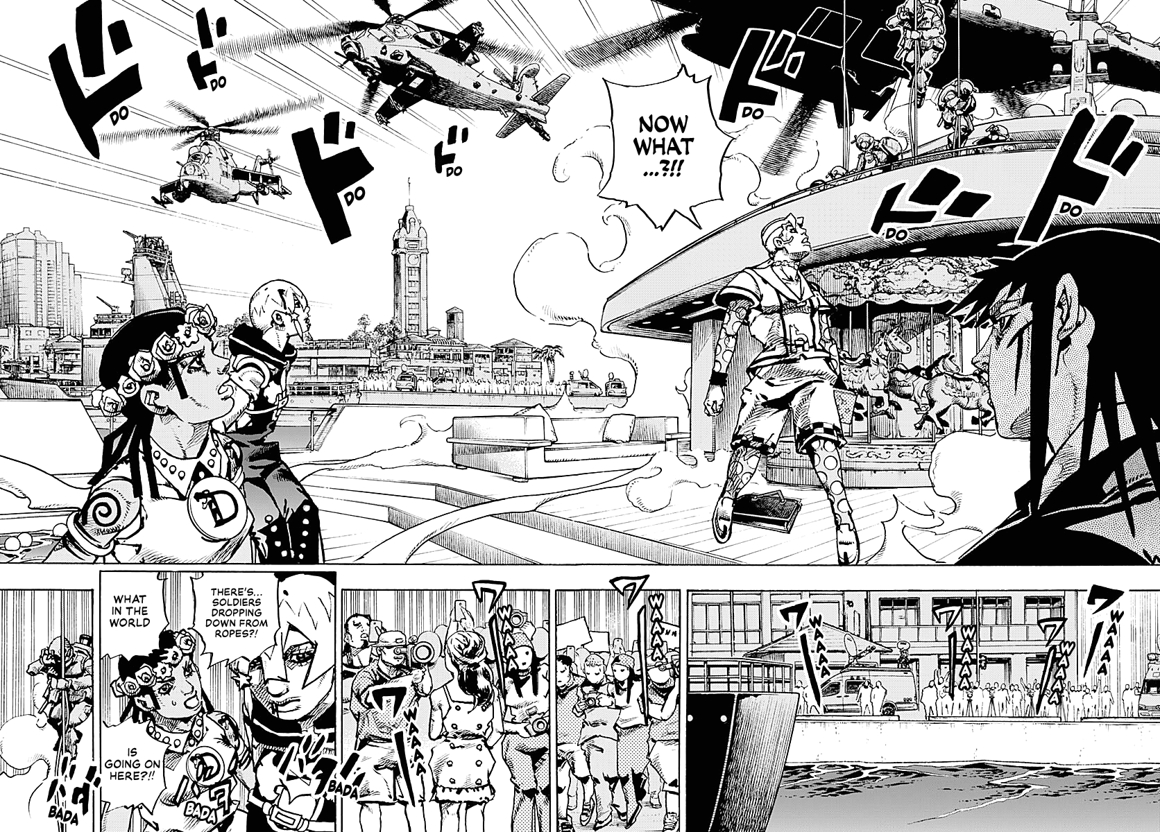 JoJo's Bizarre Adventure Part 9 - The JOJOLands Chapter 32 page 11 - Chapter 32: Sinking Howler