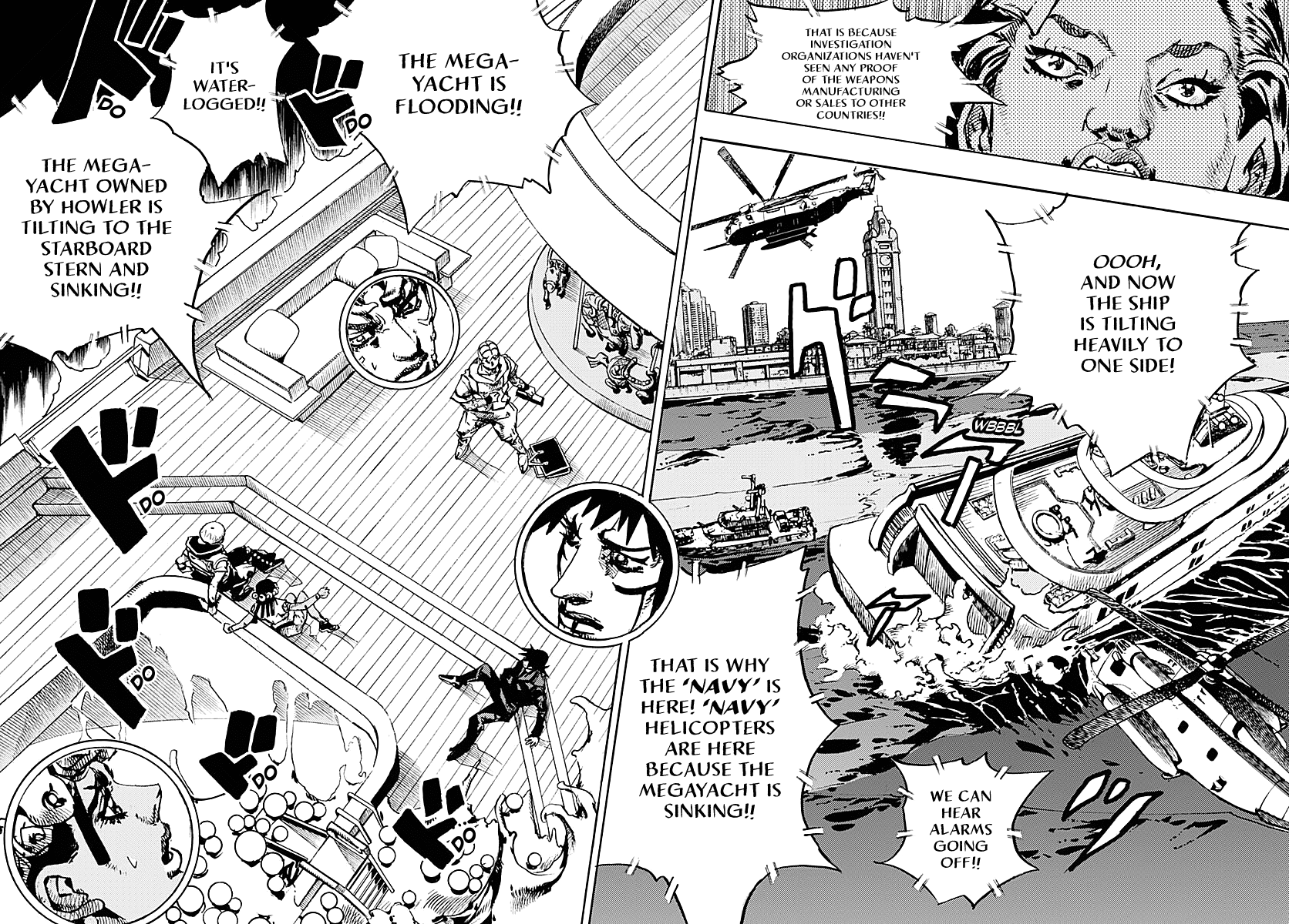 JoJo's Bizarre Adventure Part 9 - The JOJOLands Chapter 32 page 13 - Chapter 32: Sinking Howler