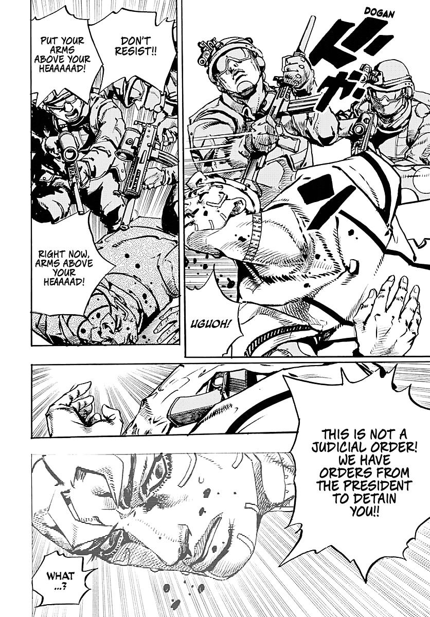JoJo's Bizarre Adventure Part 9 - The JOJOLands Chapter 32 page 16 - Chapter 32: Sinking Howler