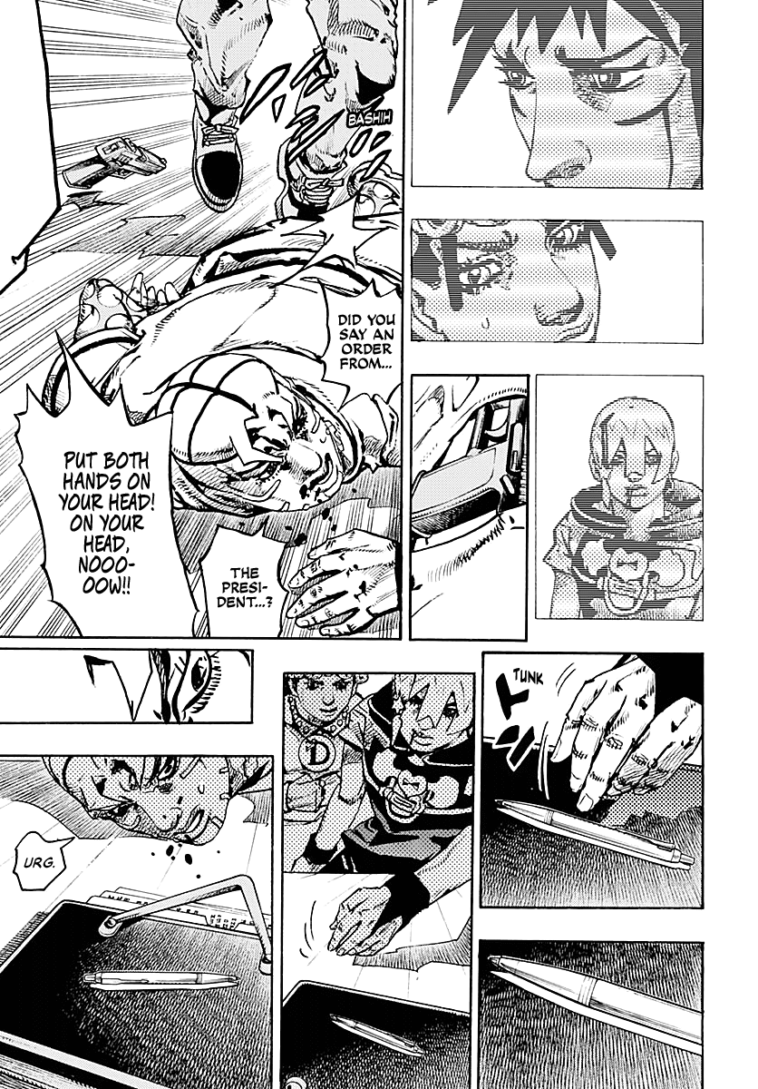 JoJo's Bizarre Adventure Part 9 - The JOJOLands Chapter 32 page 17 - Chapter 32: Sinking Howler