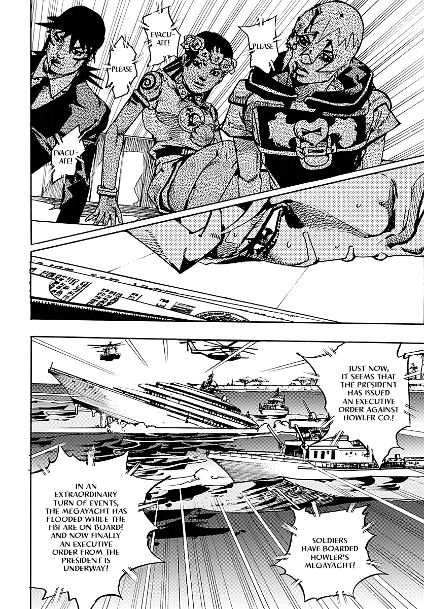 JoJo's Bizarre Adventure Part 9 - The JOJOLands Chapter 32 page 18 - Chapter 32: Sinking Howler