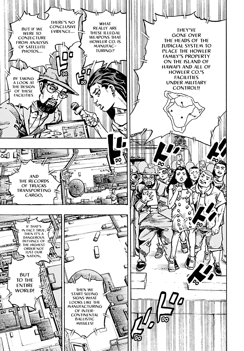 JoJo's Bizarre Adventure Part 9 - The JOJOLands Chapter 32 page 19 - Chapter 32: Sinking Howler