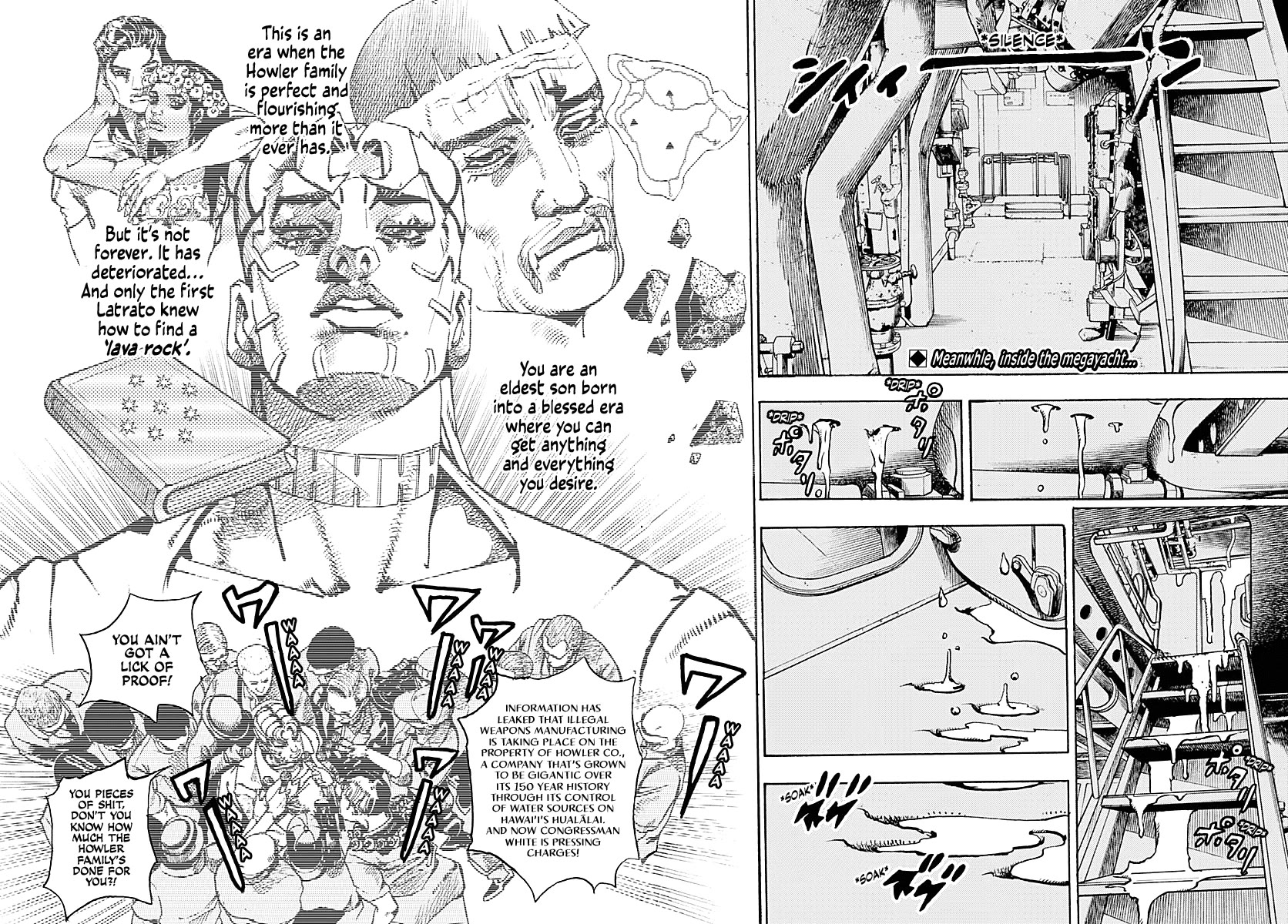 JoJo's Bizarre Adventure Part 9 - The JOJOLands Chapter 32 page 2 - Chapter 32: Sinking Howler