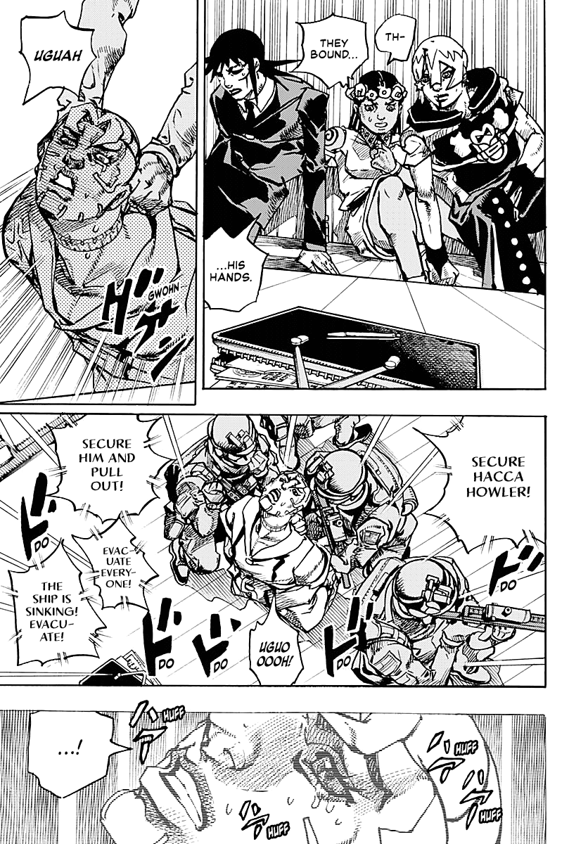JoJo's Bizarre Adventure Part 9 - The JOJOLands Chapter 32 page 21 - Chapter 32: Sinking Howler