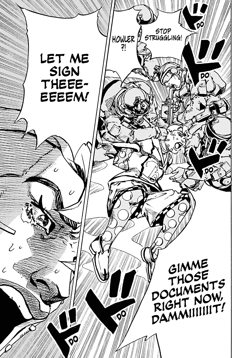 JoJo's Bizarre Adventure Part 9 - The JOJOLands Chapter 32 page 24 - Chapter 32: Sinking Howler