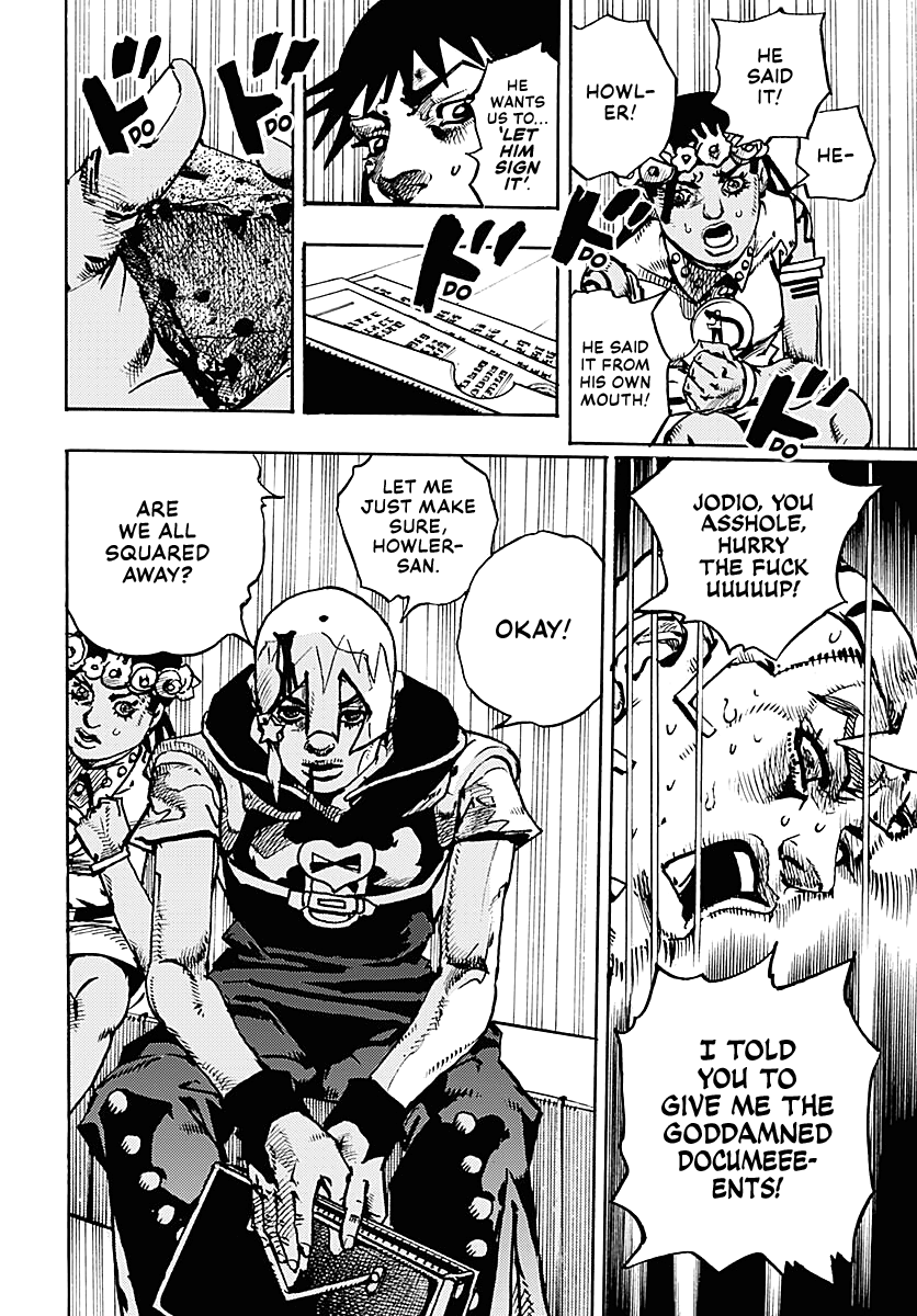 JoJo's Bizarre Adventure Part 9 - The JOJOLands Chapter 32 page 25 - Chapter 32: Sinking Howler