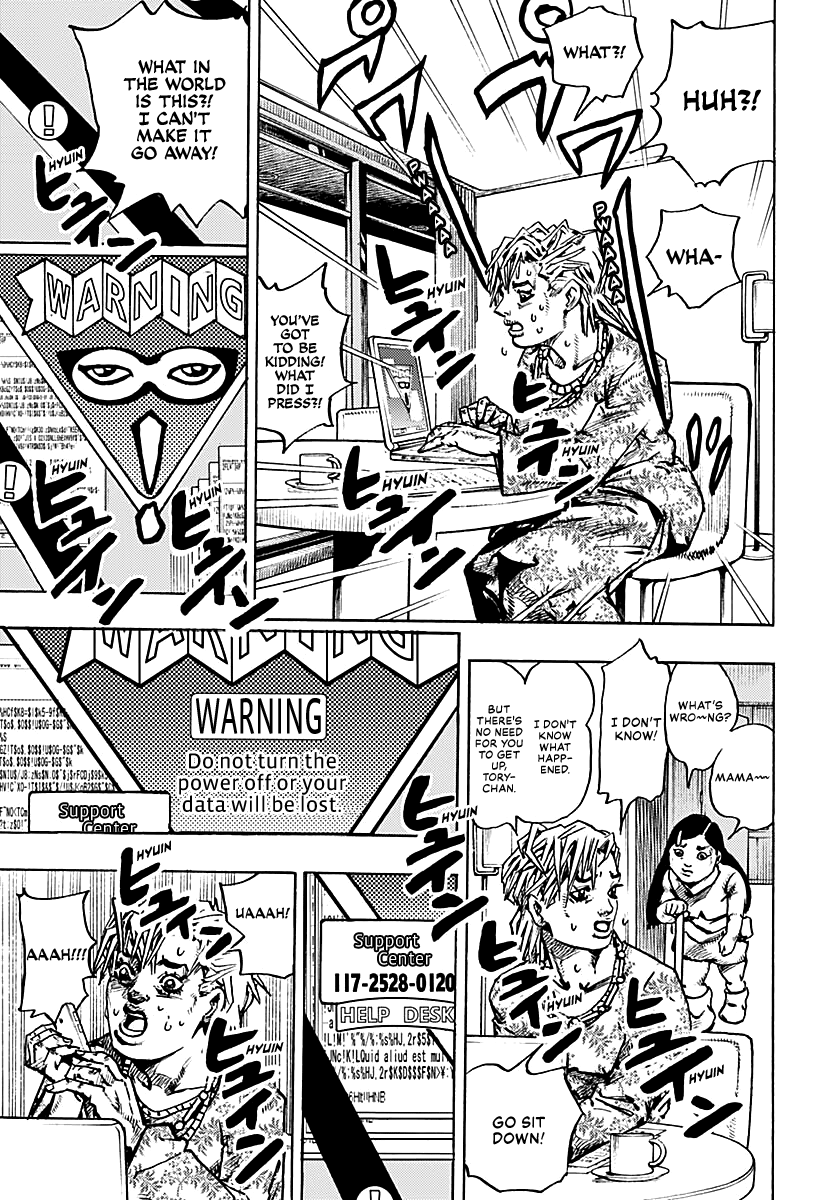 JoJo's Bizarre Adventure Part 9 - The JOJOLands Chapter 33 page 11 - Chapter 33: Usagi, Fraud, and Suspicion Part 1