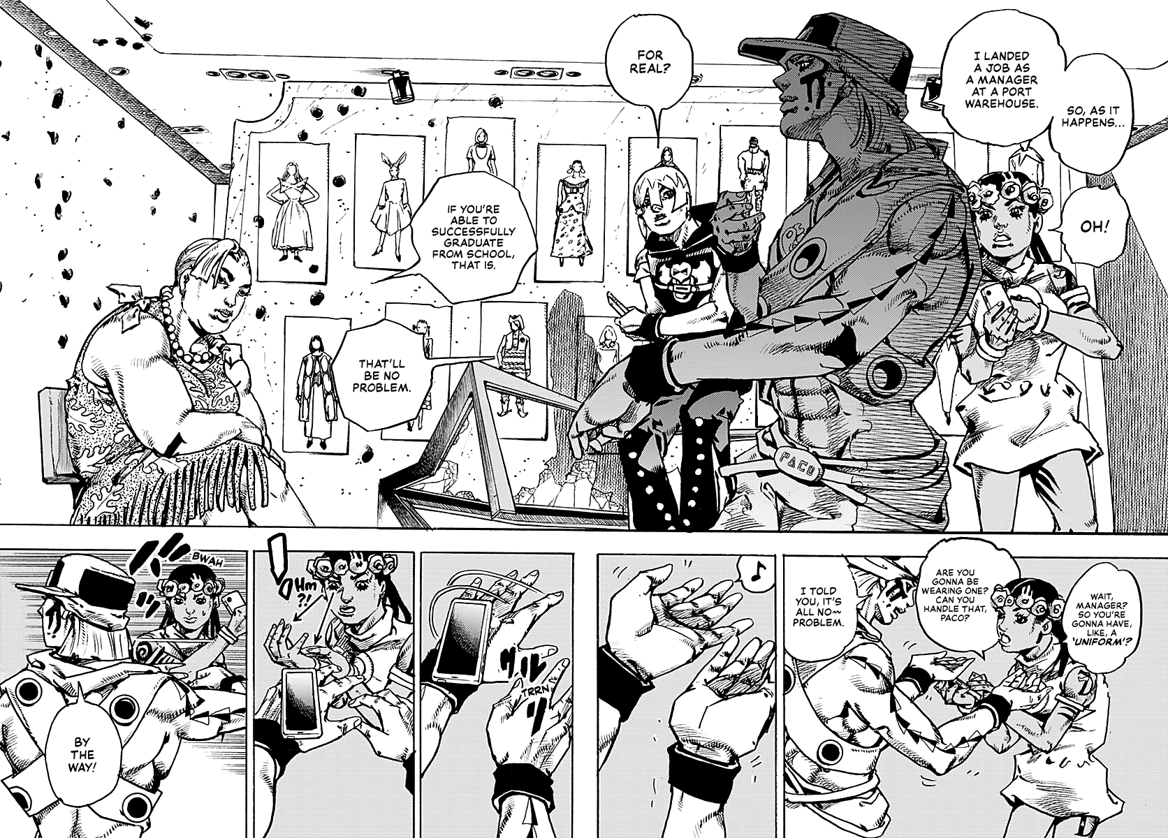 JoJo's Bizarre Adventure Part 9 - The JOJOLands Chapter 33 page 18 - Chapter 33: Usagi, Fraud, and Suspicion Part 1