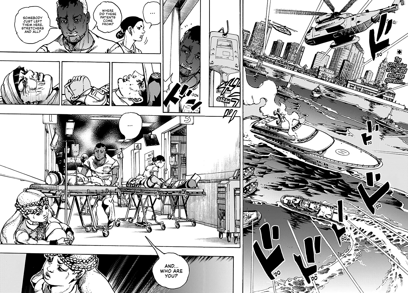 JoJo's Bizarre Adventure Part 9 - The JOJOLands Chapter 33 page 2 - Chapter 33: Usagi, Fraud, and Suspicion Part 1